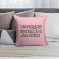 Watching Eastenders Go Away Soft Bedroom Essential Throw Pillow