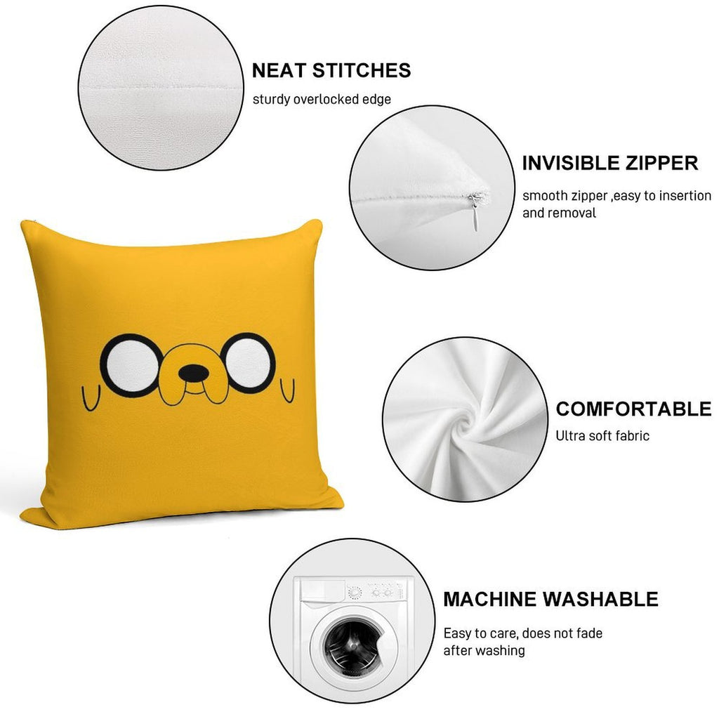Adventure Time™ Jake's Eyes Soft Luxury Feel Throw Pillow