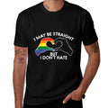 May Be Straight But I Dont Hate Gay Rainbow Pride LGBTQ  Easy-care T-Shirt