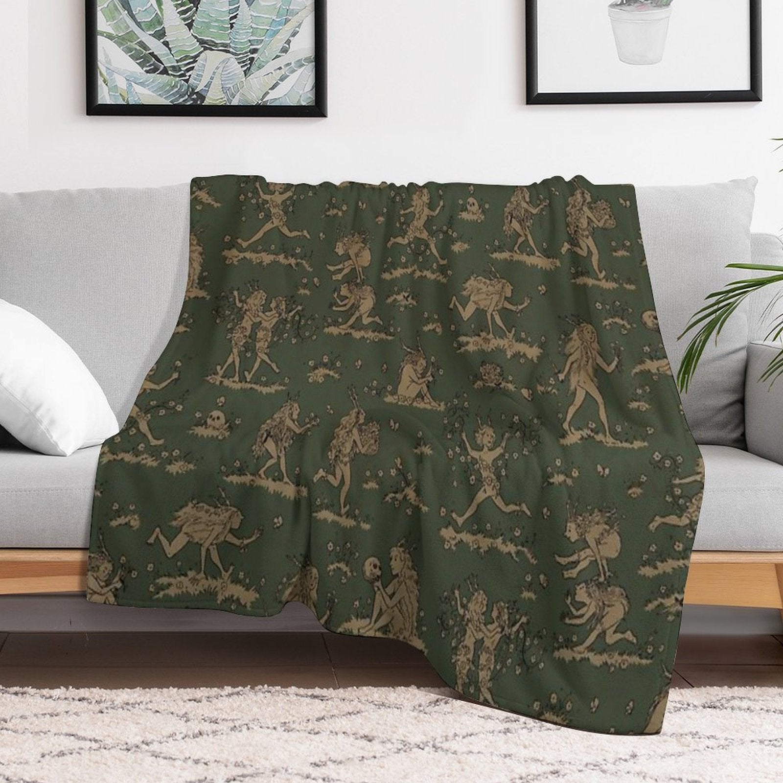 Hind Girls Anti-pilling Throw Blanket