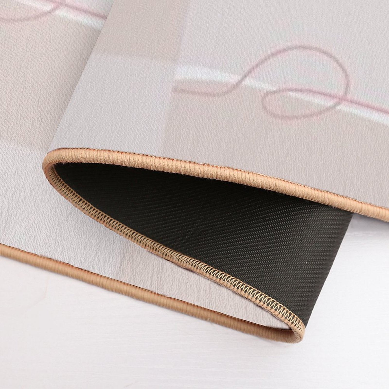 Minimalist Pink  Versatile Bath Mat