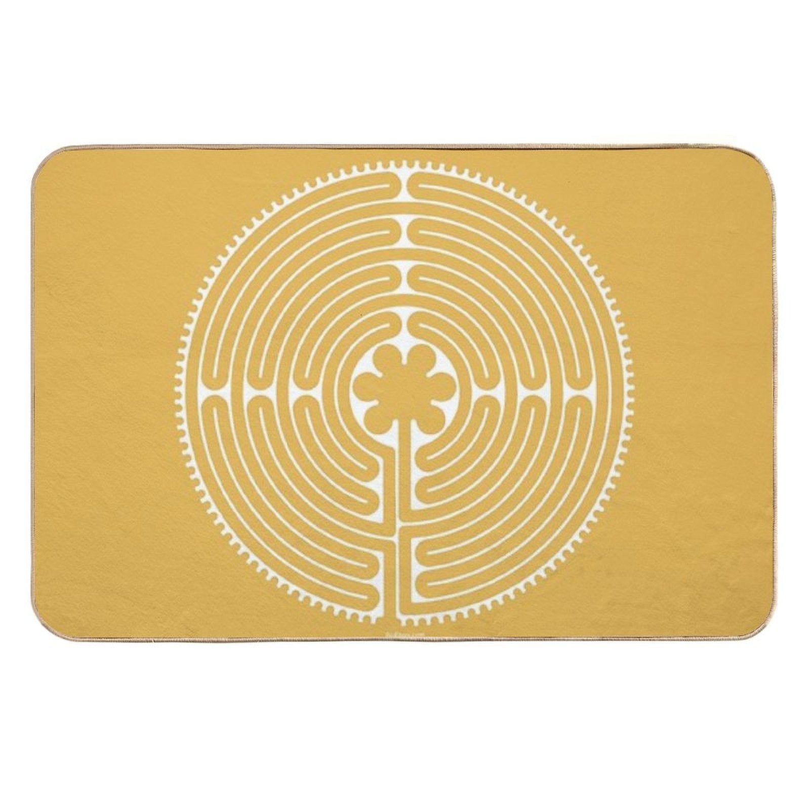 Chartres Labyrinth  Stain-Proof Bath Mat