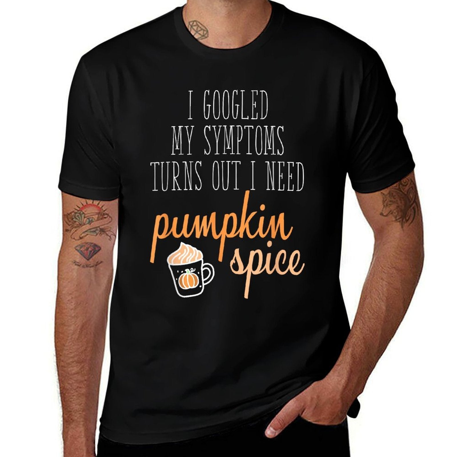 Funny Pumpkin Spice Fall Drink Design For Fall Season  Affordable Price T-Shirt