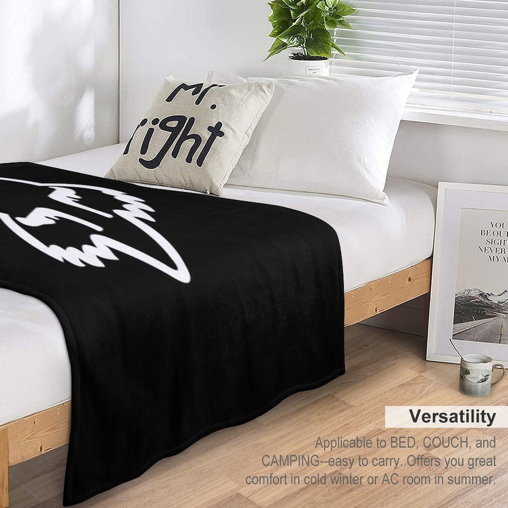 FOX LOGO AUTH RACING Wrinkle-free Throw Blanket