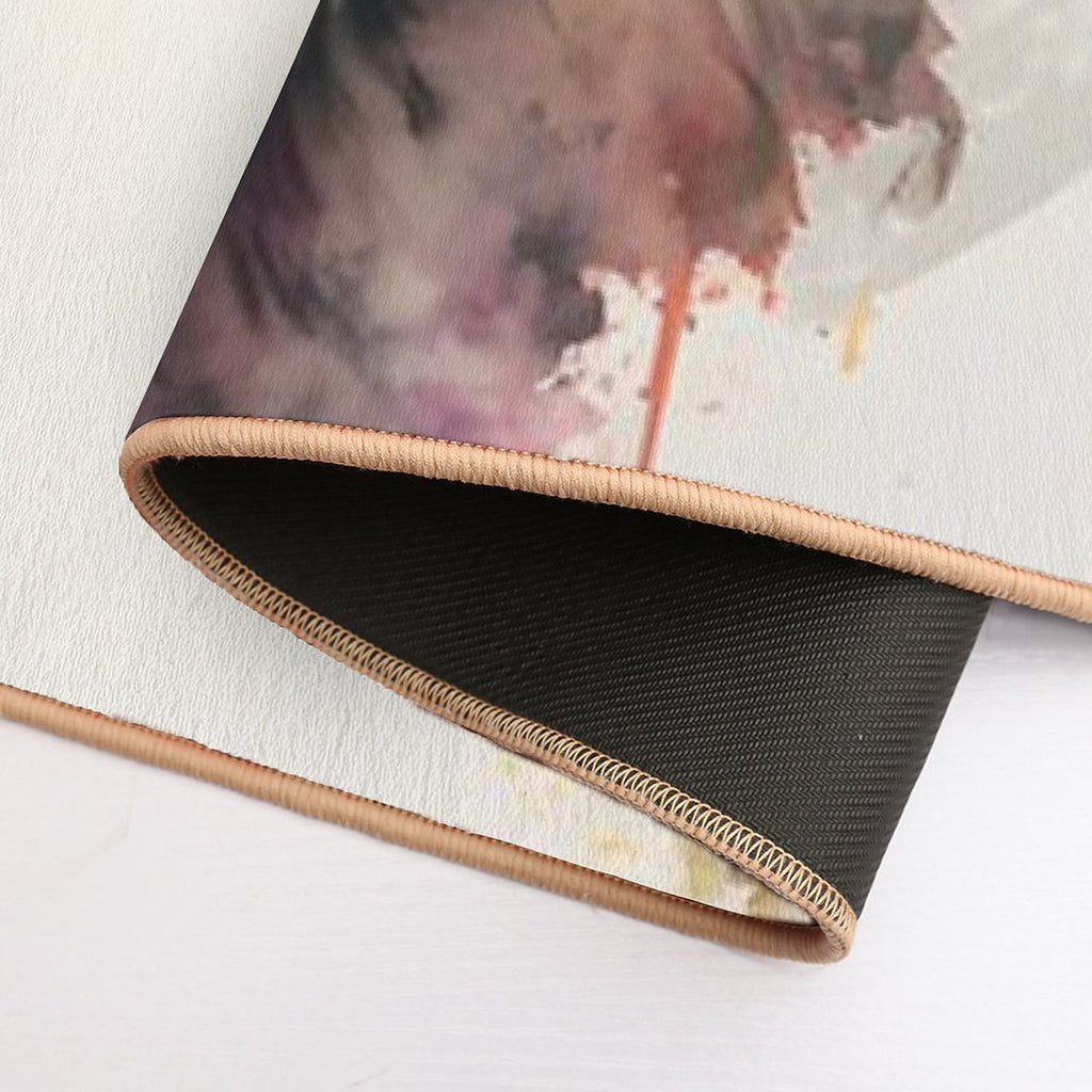 Shadowed Wolf's Stealth  Slip-Resistant Bath Mat