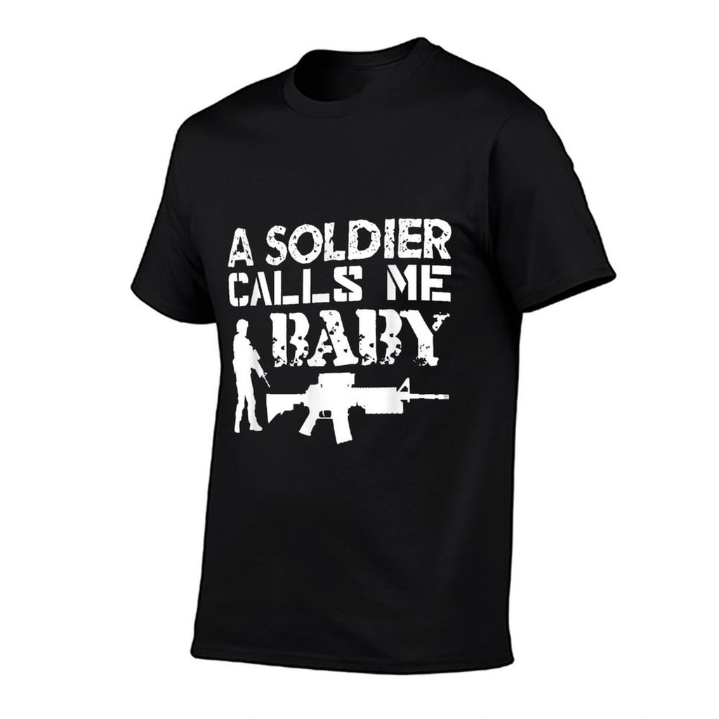 A Soldier Calls Me Baby Army Girlfriend Funny Gift  Vintage-inspired T-Shirt