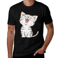 American Shorthair Happy  Polyester Blend T-Shirt