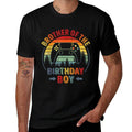 Brother of The Birthday Boy Vintage Matching Gamer Birthday  Breathable T-Shirt