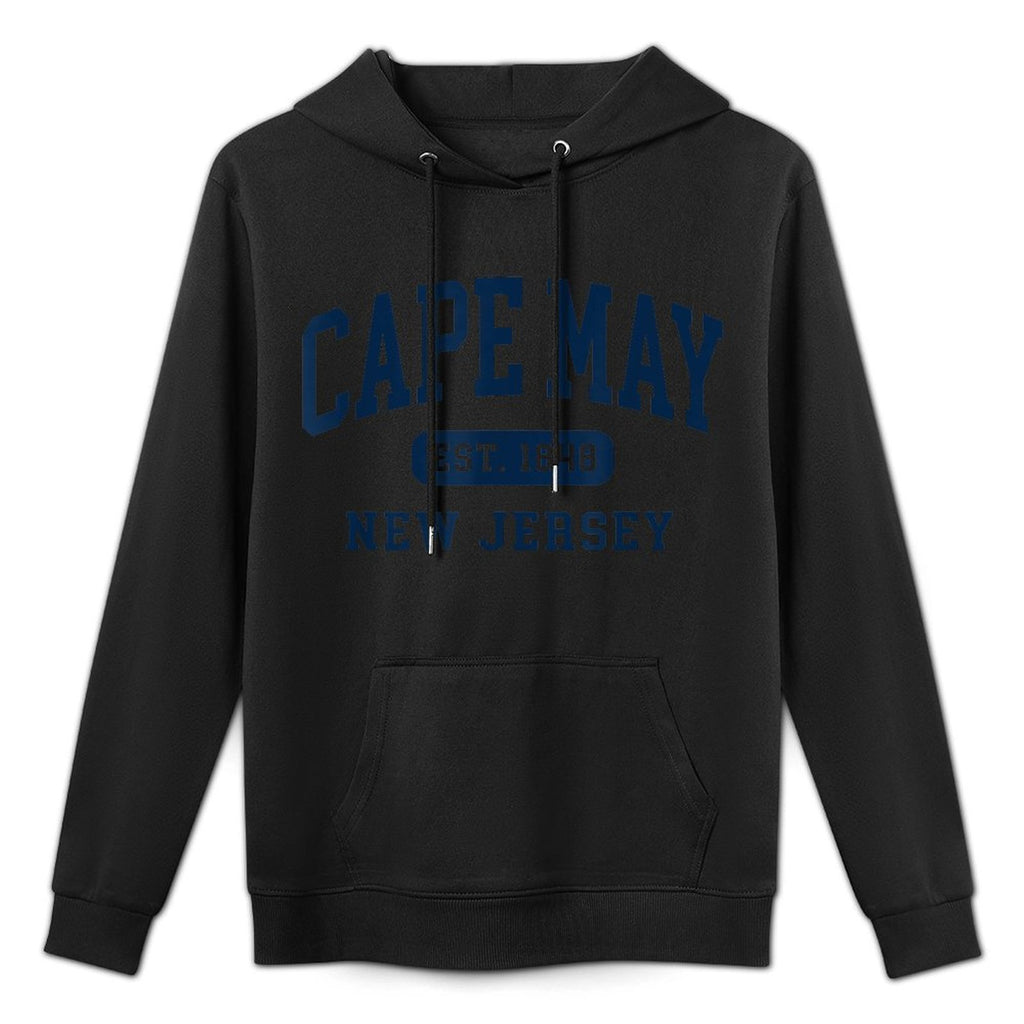 Cape May NJ New Jersey Retro Est 1848 Vintage Souvenir Machine Washable Hoodie