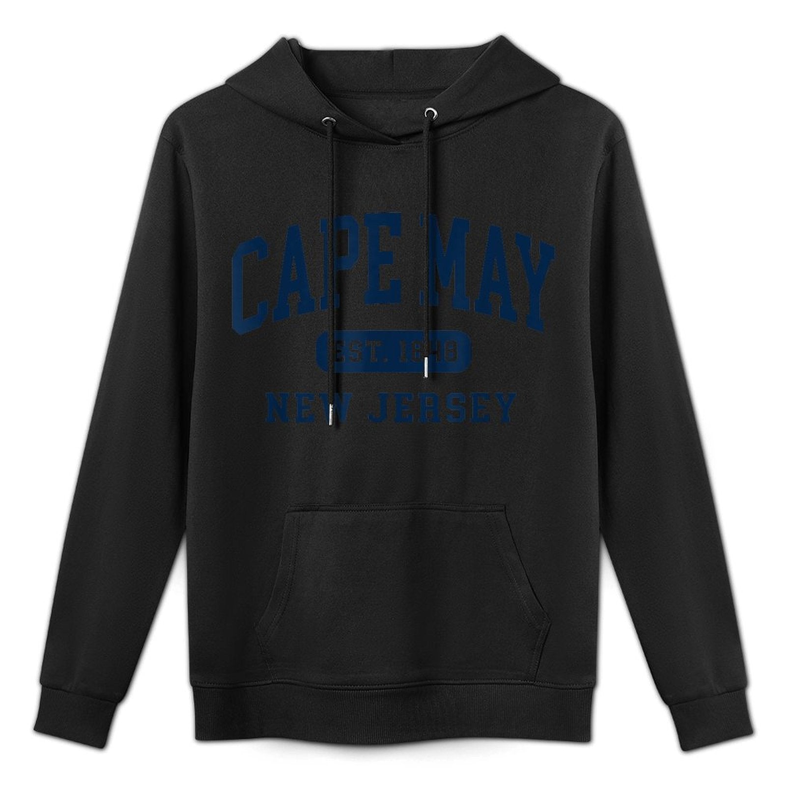 Cape May NJ New Jersey Retro Est 1848 Vintage Souvenir Machine Washable Hoodie