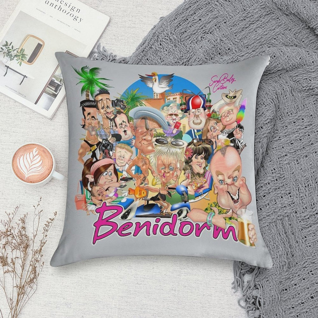 Benidorm! Soft Warmth Comfort Throw Pillow