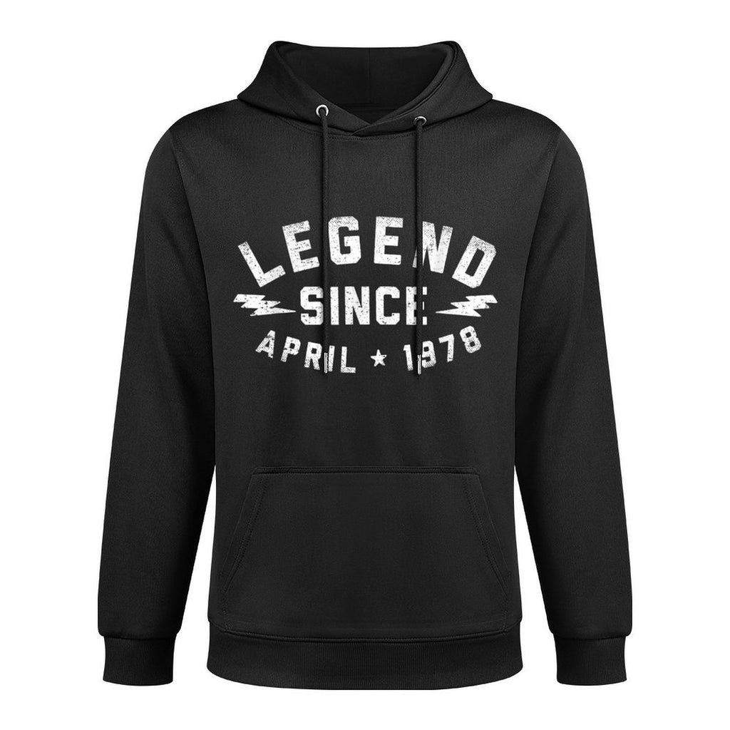 40th Birthday Legend Since April 1978 Shape Retention Hoodie