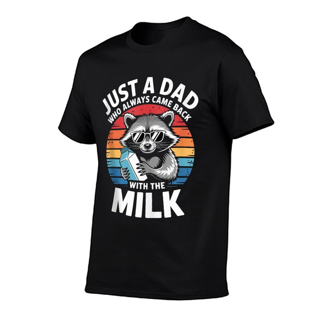 Just A Dad Who Always Came Back With The Milk  Vintage-inspired T-Shirt