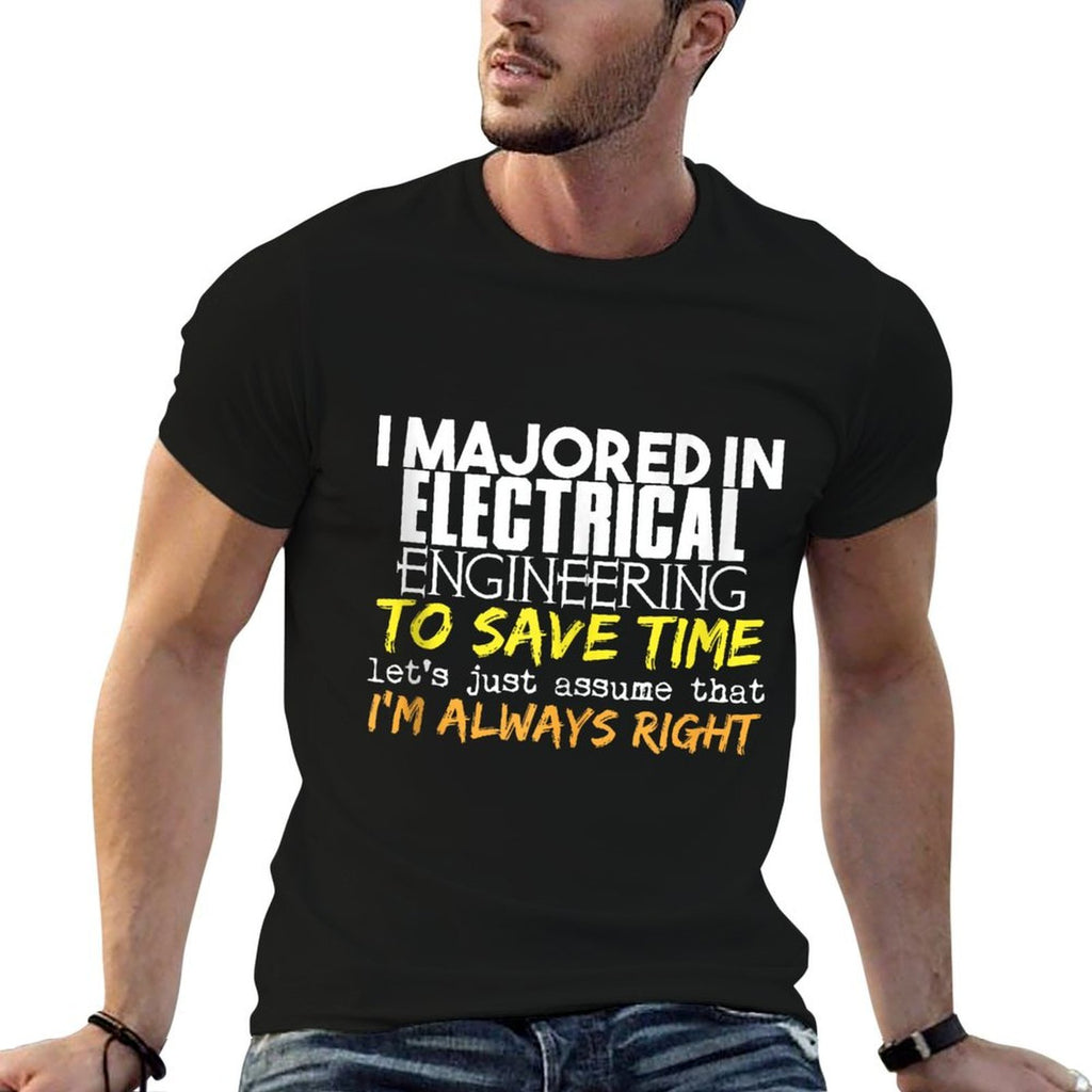 Electrical Engineering Major Gift for Back to School Gift  Moisture-wicking T-Shirt