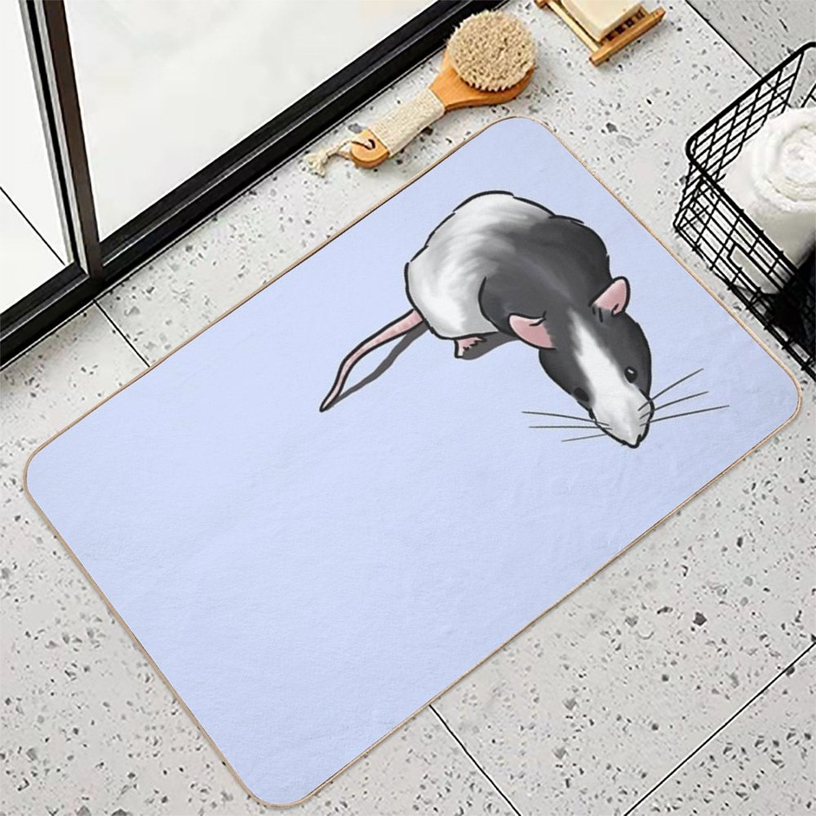 Arwen The Rat  Eco-Friendly Bath Mat