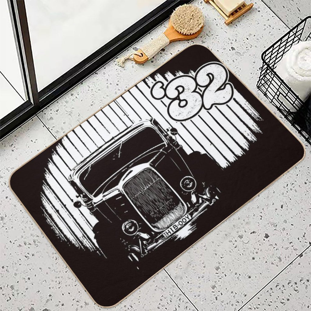 1932 Ford Coupe Hot Rod  Slip-Resistant Bath Mat