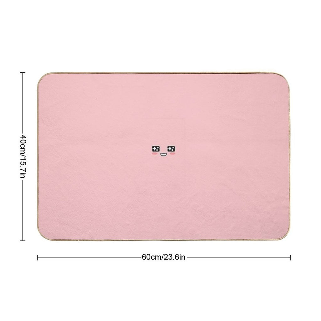 KakaoTalk Friends Apeach Face (카카오톡)  Stain-Proof Bath Mat