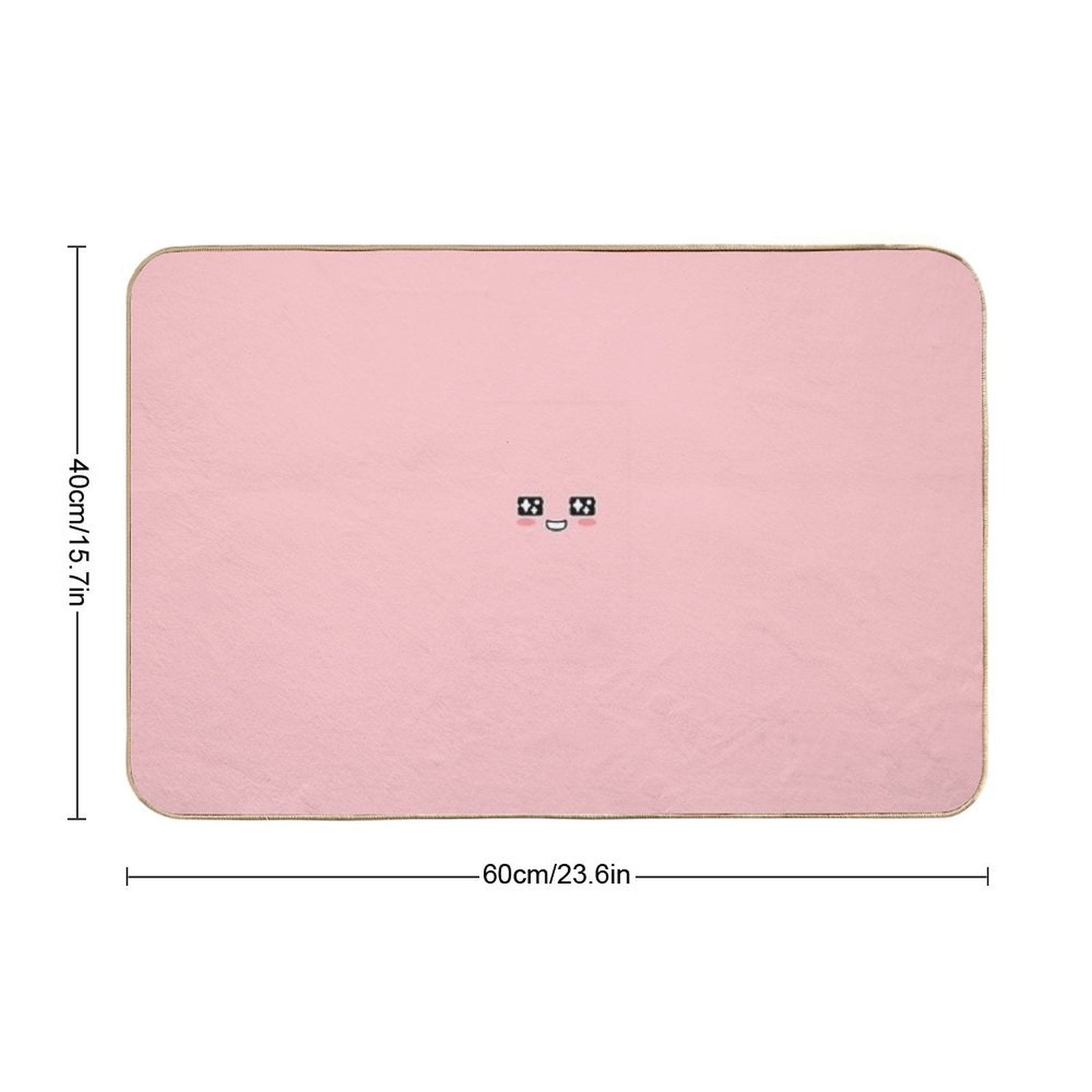 KakaoTalk Friends Apeach Face (카카오톡)  Stain-Proof Bath Mat