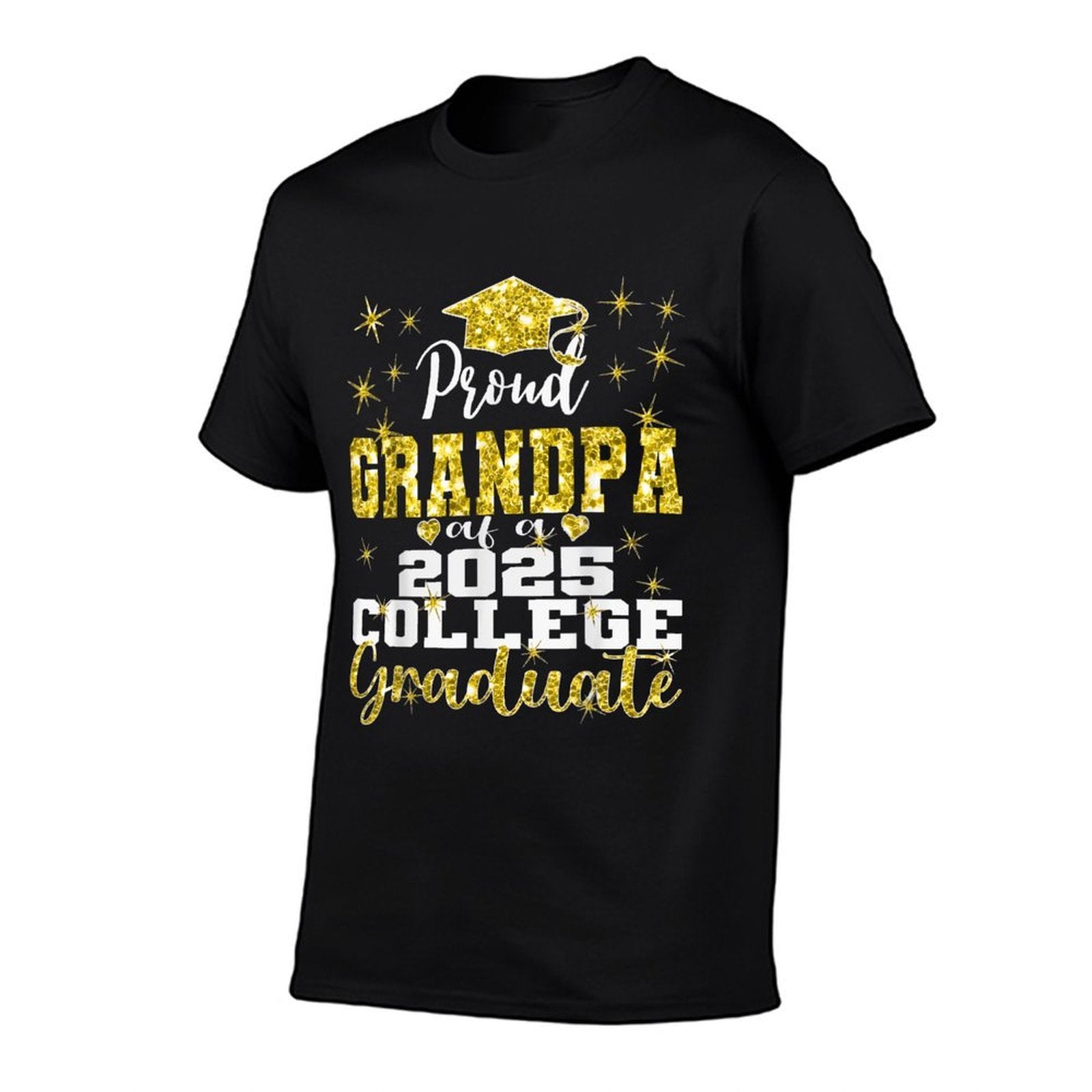 Proud Grandpa of 2025 College Graduate Family 25 Graduation  Vintage-inspired T-Shirt