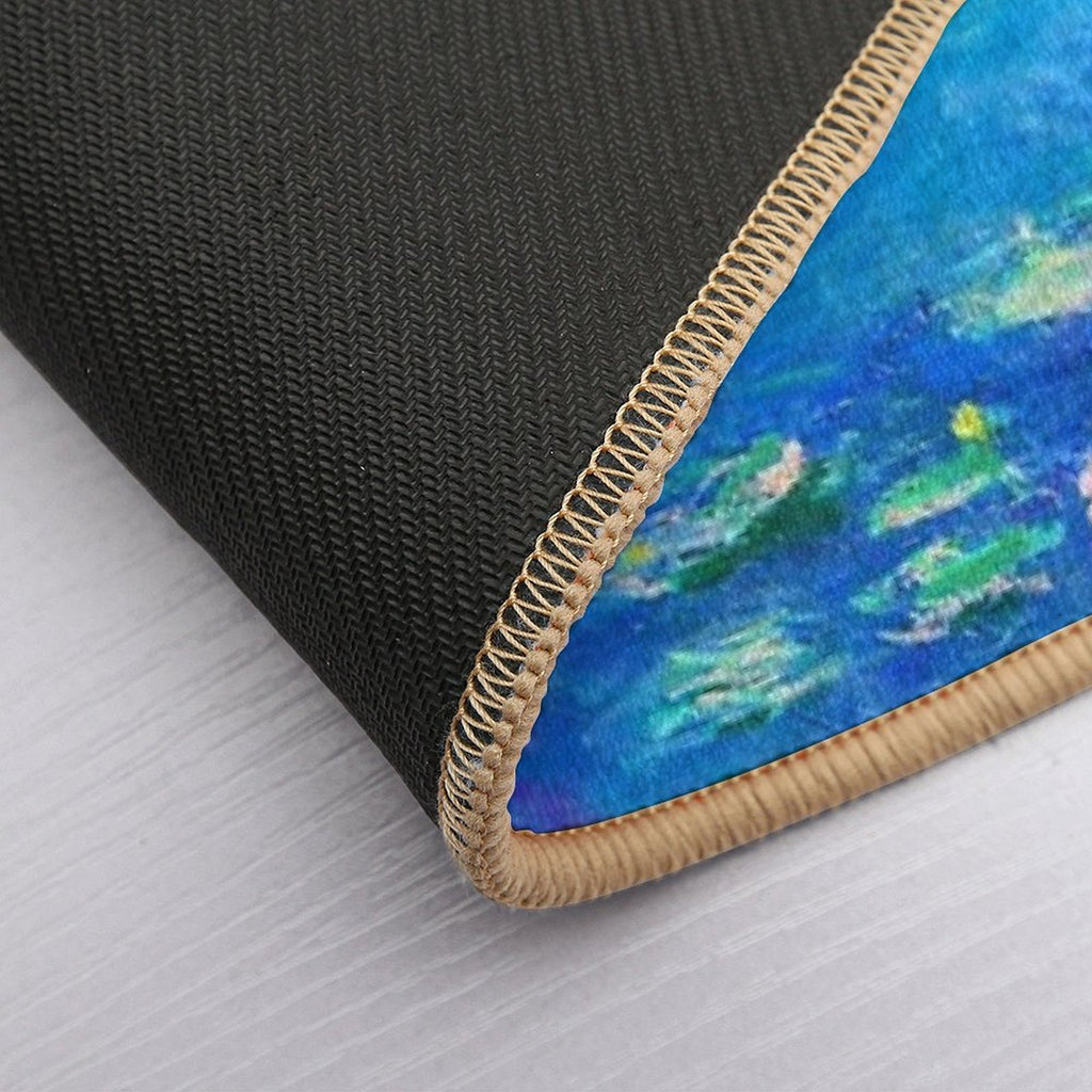 Claude Monet Water Lilies Color-Enhanced  Pet-Safe Bath Mat