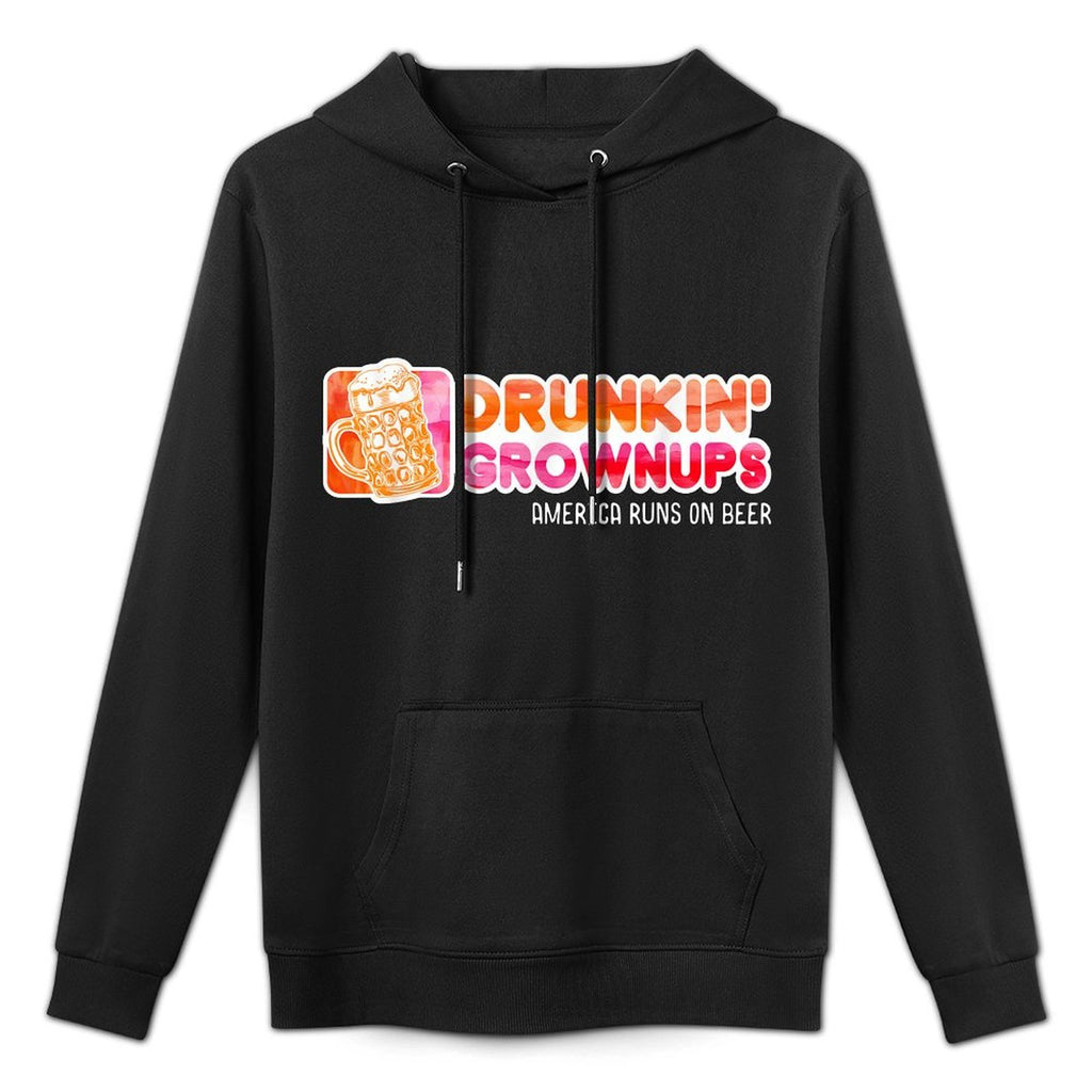 Drunken Grownups American Dad Run On Beer Funny Customizable Surface Hoodie