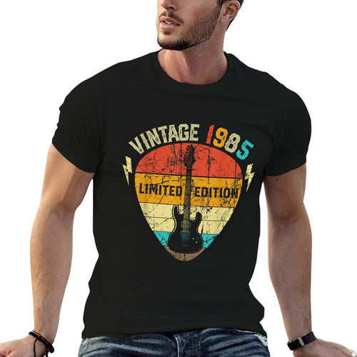 40 Years Old Gift Vintage 1985 Guitar Player 40th Birthday  Odor-resistant T-Shirt