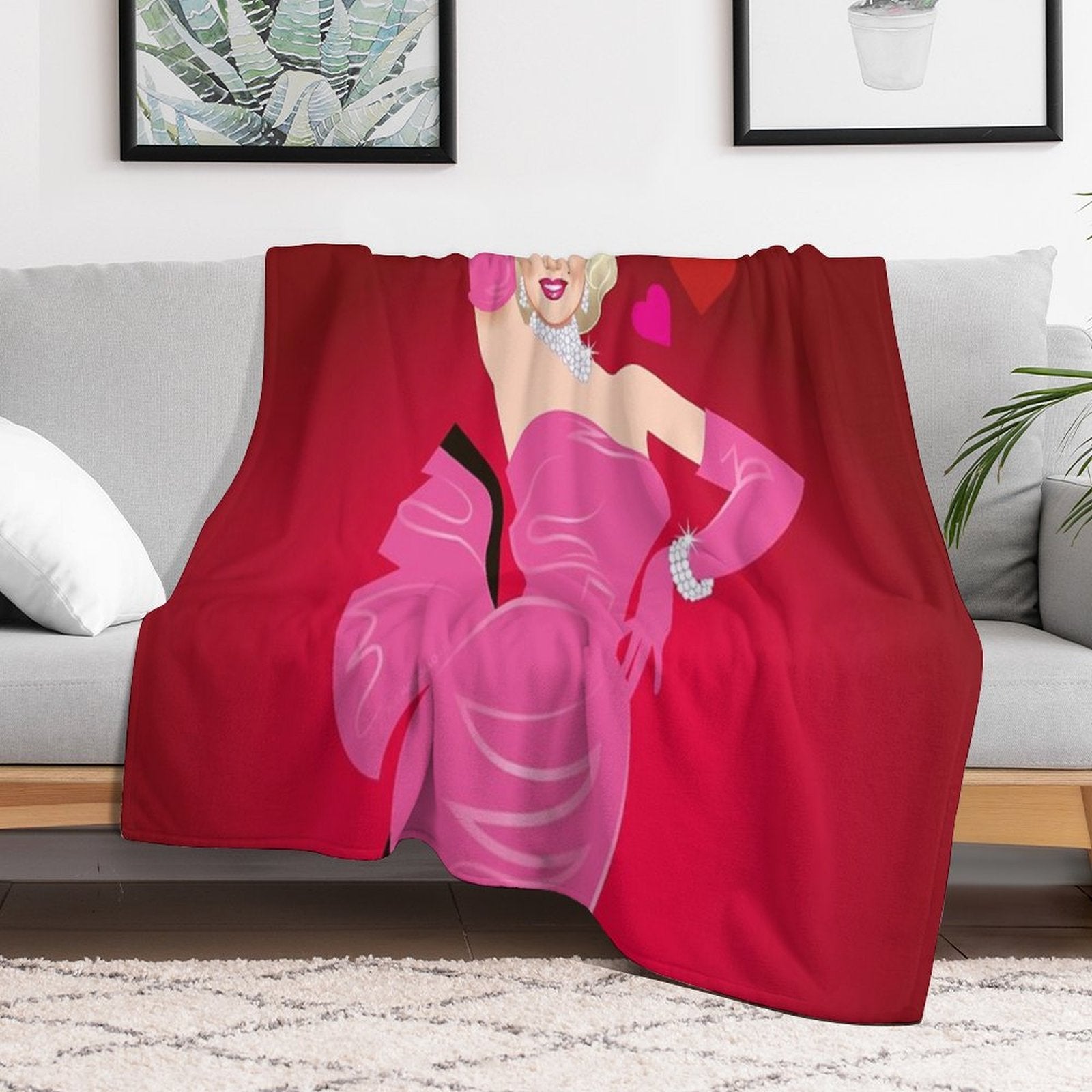 Diamonds! Versatility Throw Blanket