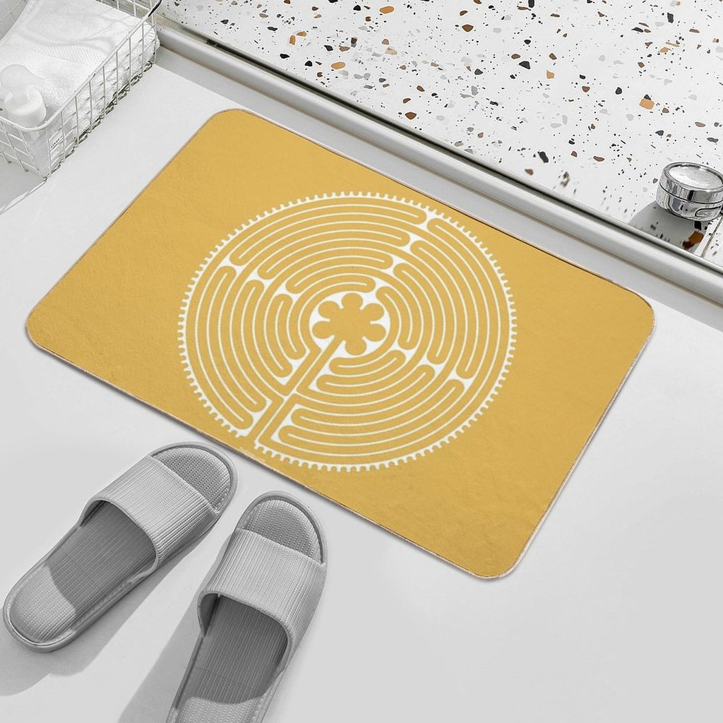 Chartres Labyrinth  Stain-Proof Bath Mat