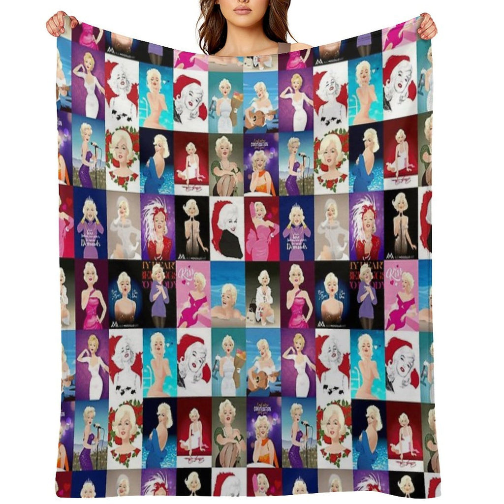 MM Patchwork Lightweight Throw Blanket