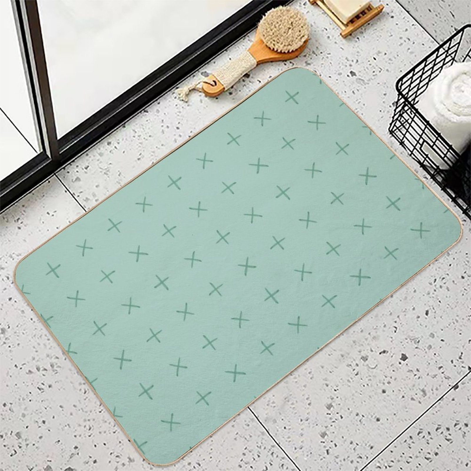 Criss Cross  Rapid-Drying Bath Mat