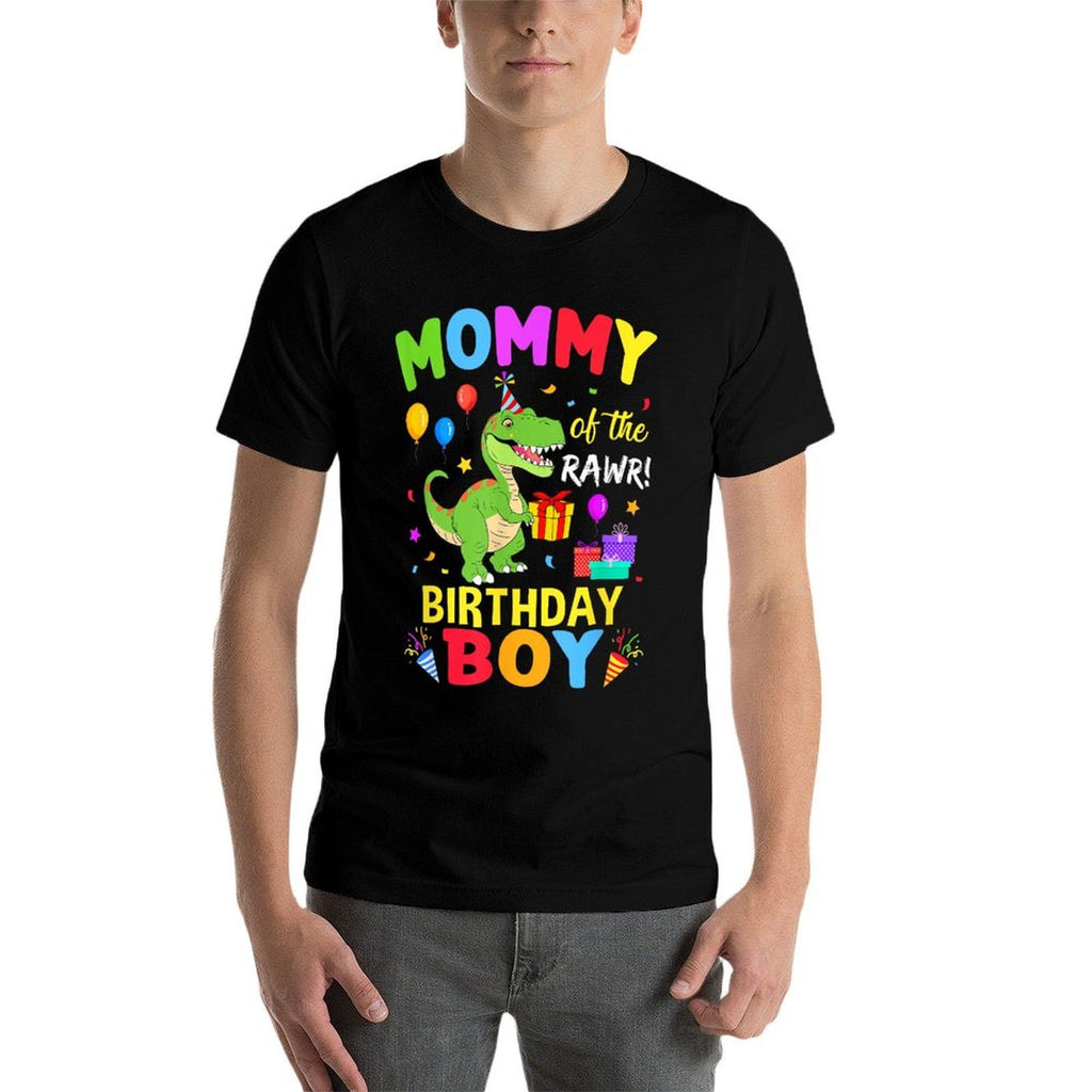 Mommy Of The Birthday Boy T-Rex Funny Dinosaur Boy Party  Affordable Price T-Shirt