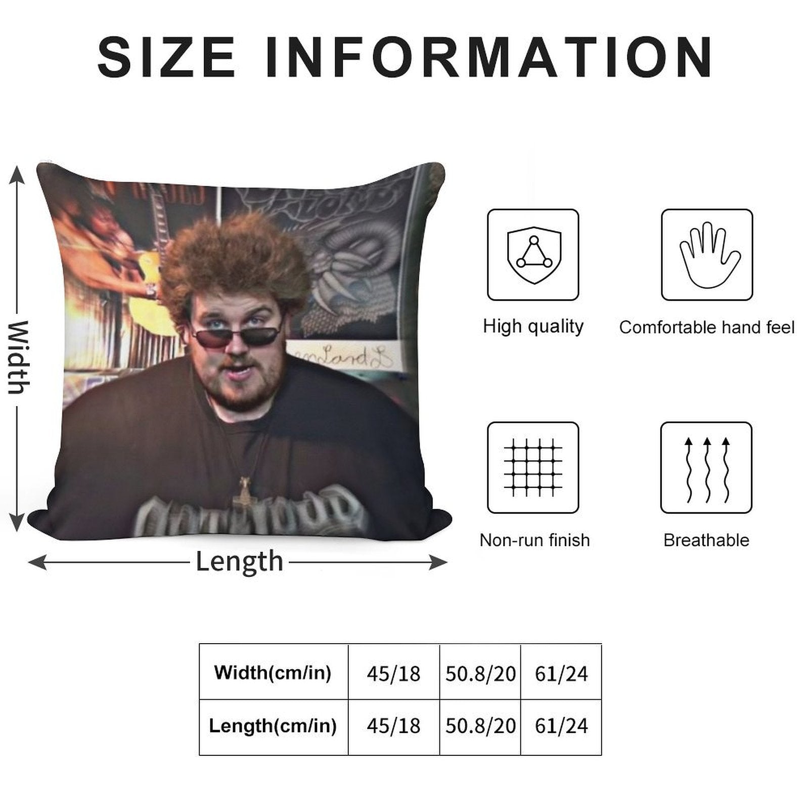 Drachenlord Rainer Winkler Soft Shrink-Resistant Throw Pillow