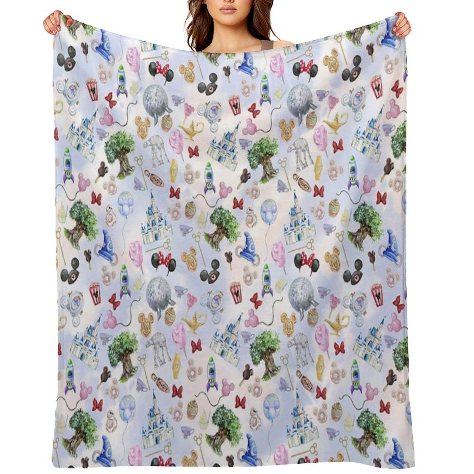 WDW Park Hopper Gift-ready Throw Blanket