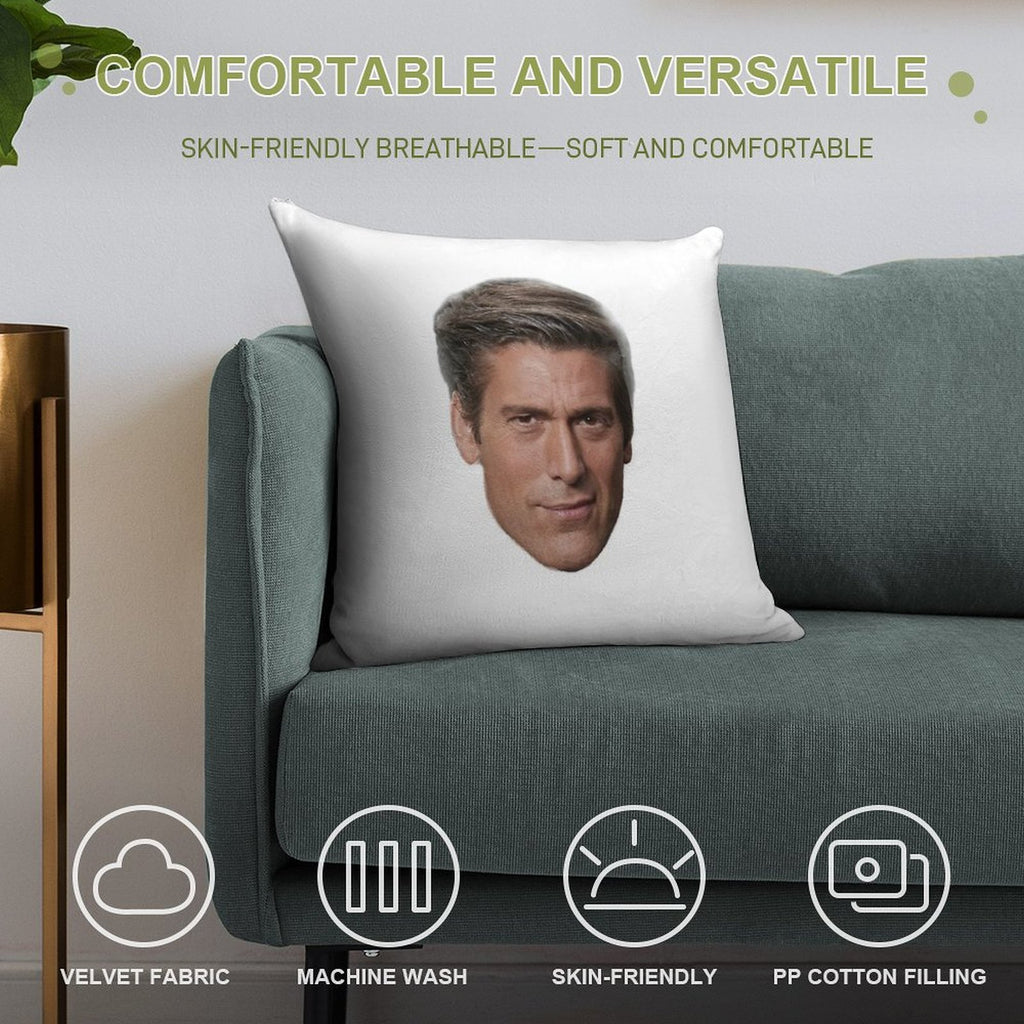 David Muirhead Soft Decorative Cover Throw Pillow
