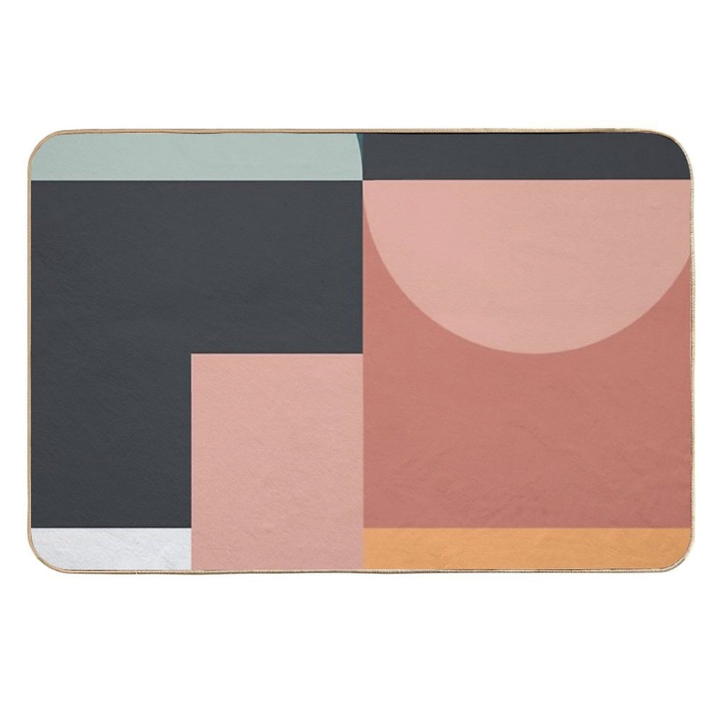 Abstract Geometric 07  Absorbent Bath Mat