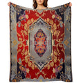 Oriental Emperor Chinese Royal Carpet Durable Throw Blanket