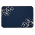 Flowers Plant Background  Dirt-Trapping Bath Mat