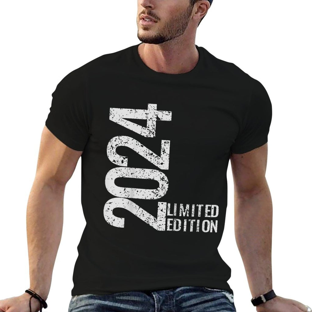 Kids Born In 2024 Son Daughter 1 Year Old 1st Birthday  Polyester Blend T-Shirt