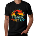 Three Rex 3rd Birthday Third Dinosaur 3 Year Old  Eco-friendly Material T-Shirt