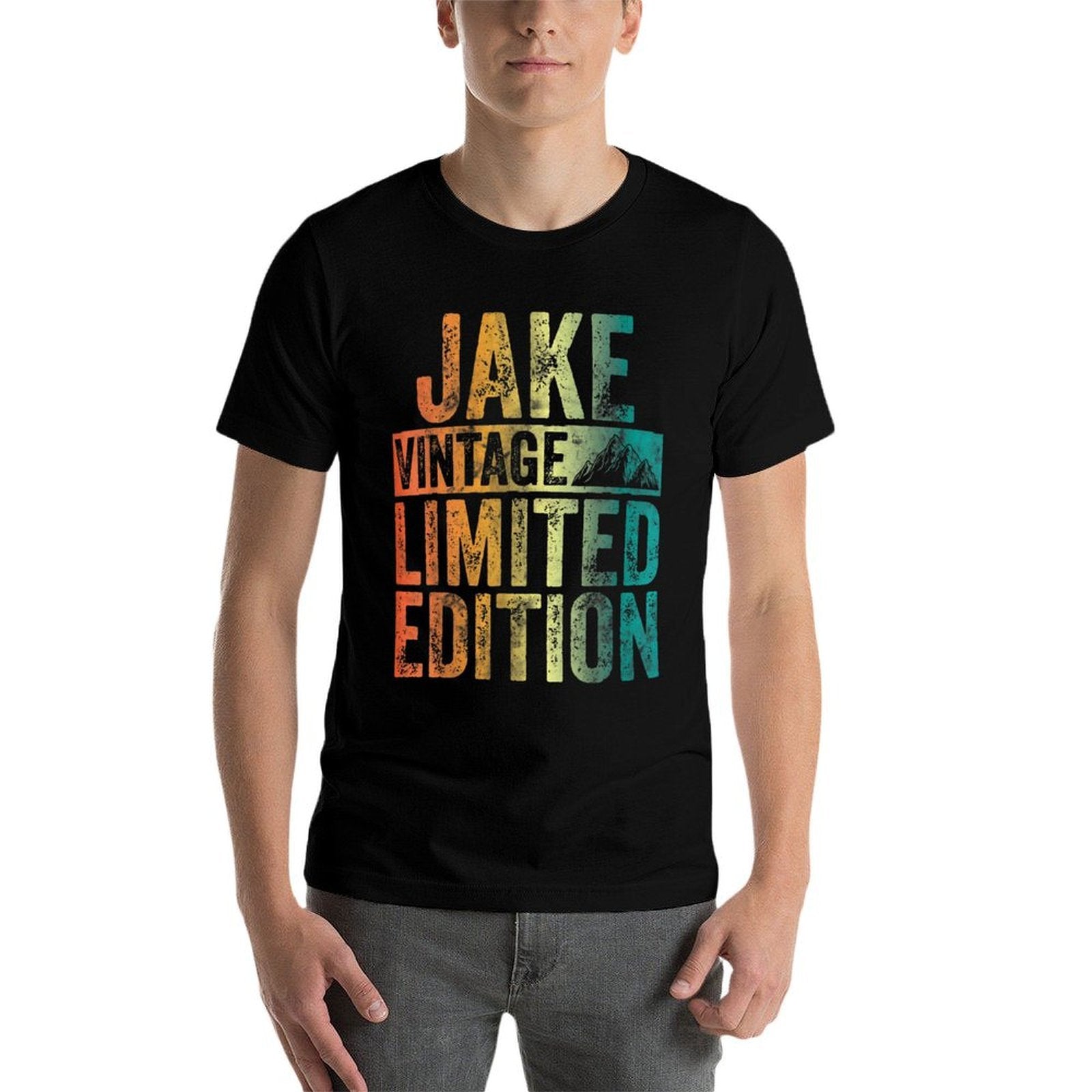 Personalized Name Jake Vintage Limited Edition  Relaxed-fit T-Shirt