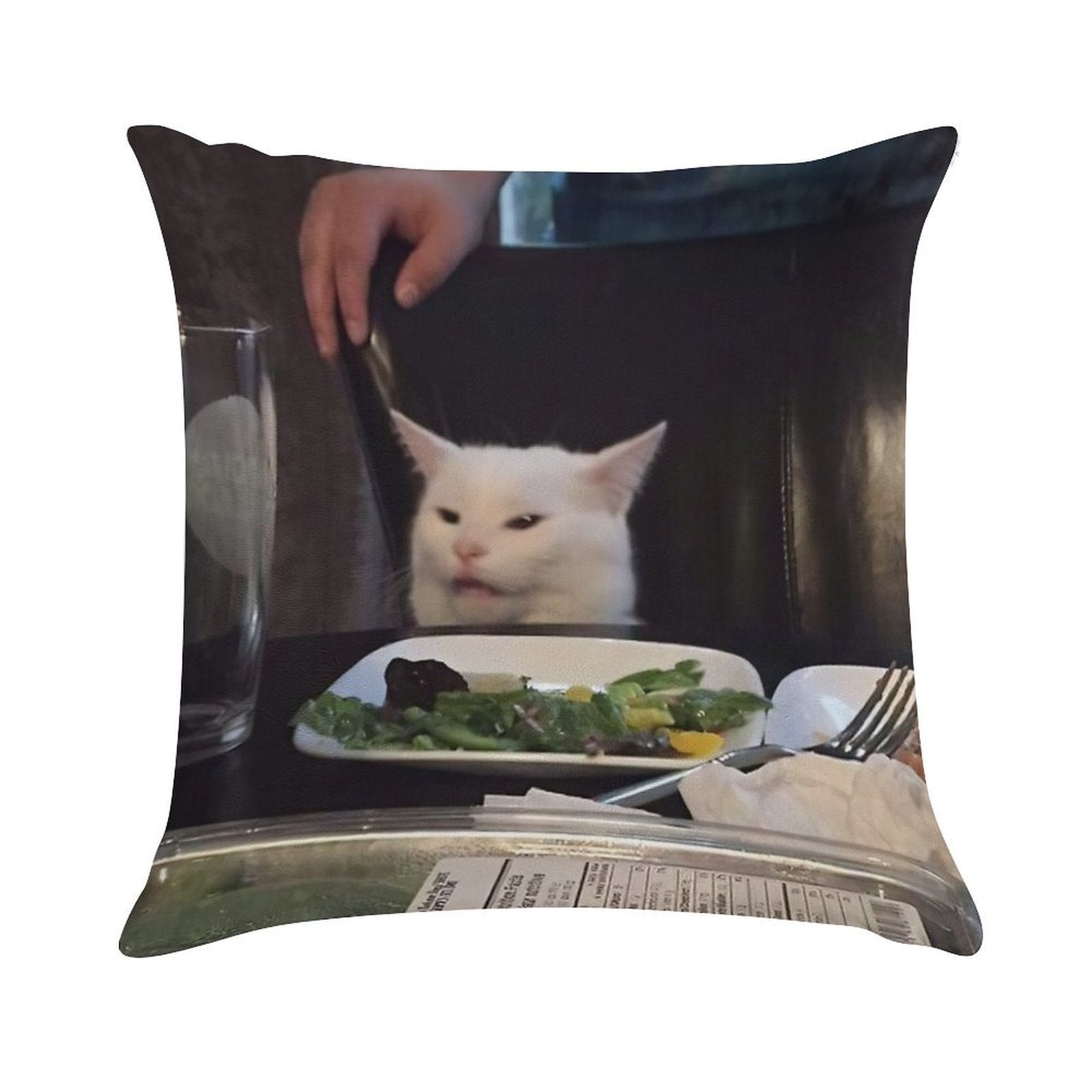 It Cat Soft Decorative Cover Throw Pillow