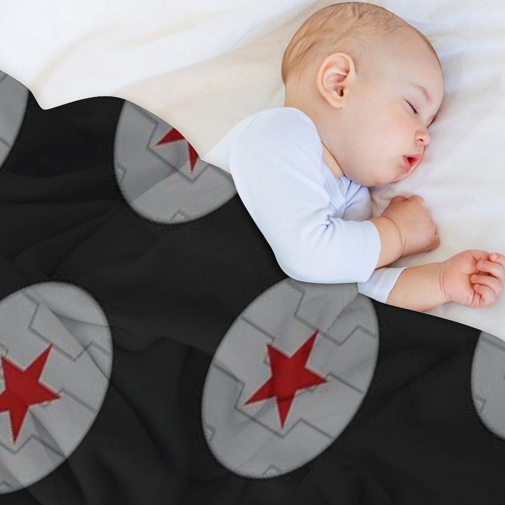Winter Soldier Emblem Travel-friendly Throw Blanket