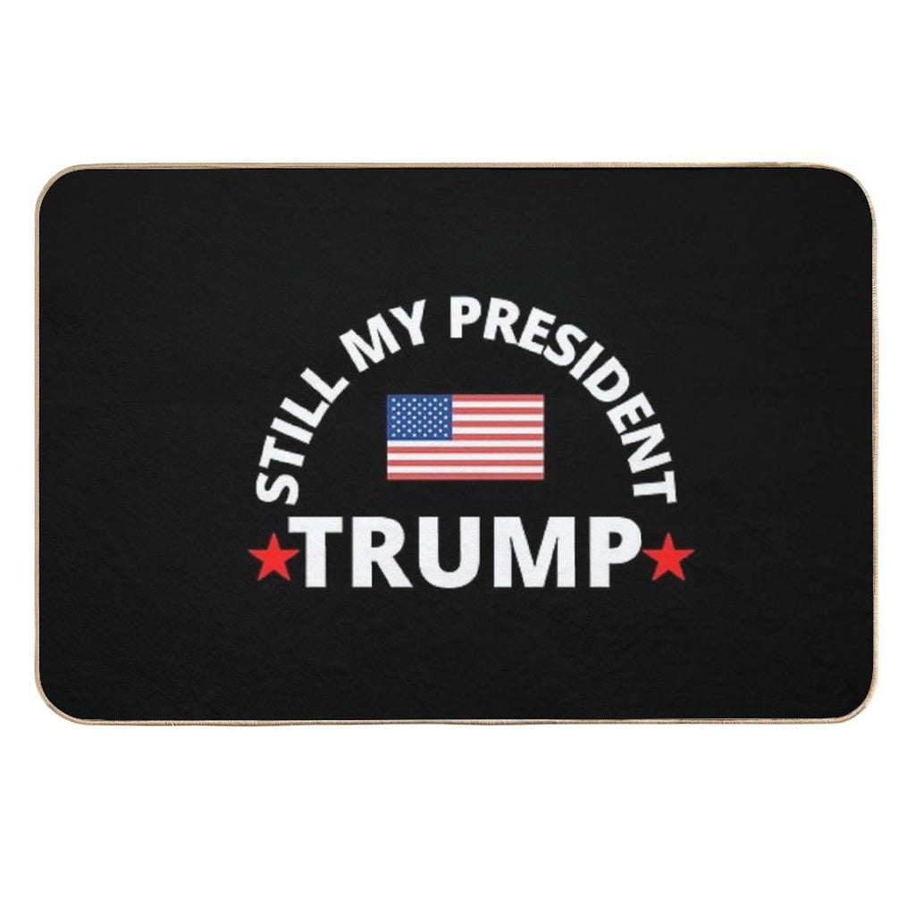 Trump  45  46 Still My  President  Long-Lasting Bath Mat