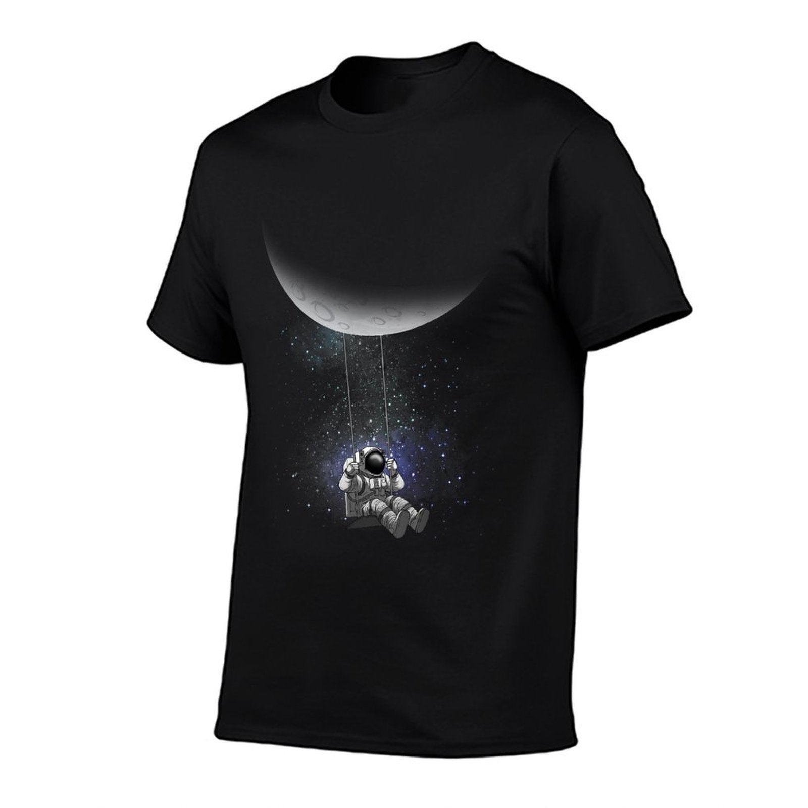 Space Themed For Men Women Outer Space Moon Galaxy Astronaut  Trendy Pattern T-Shirt