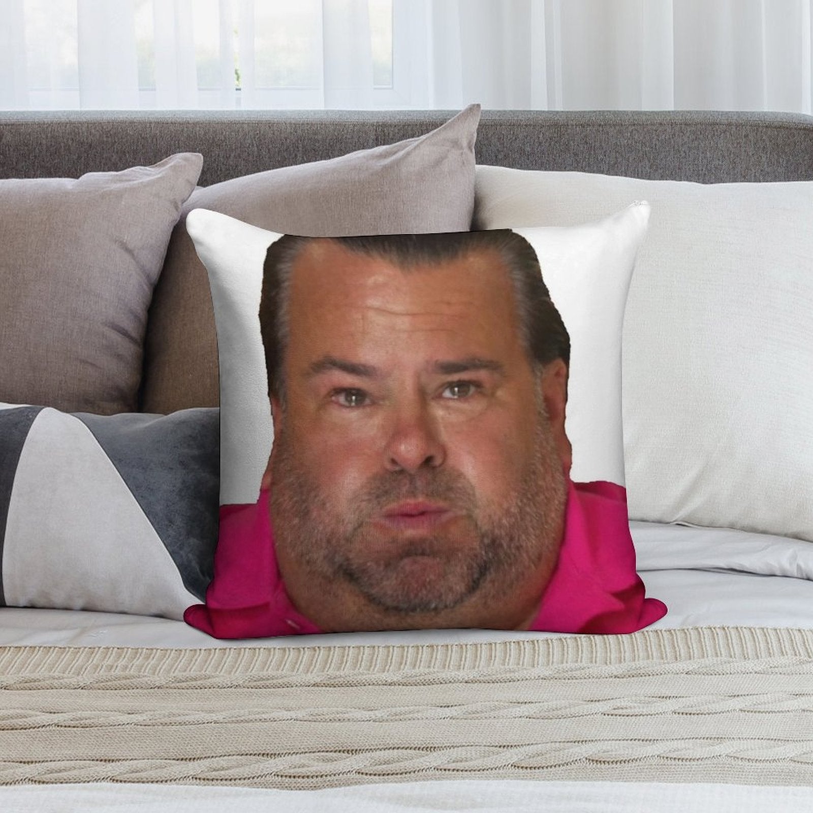 Big Ed Soft Washable Throw Pillow