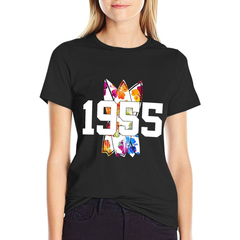 SURFBOARD 1955 SURFER 70TH BIRTHDAY SURFING  Quick-drying T-Shirt