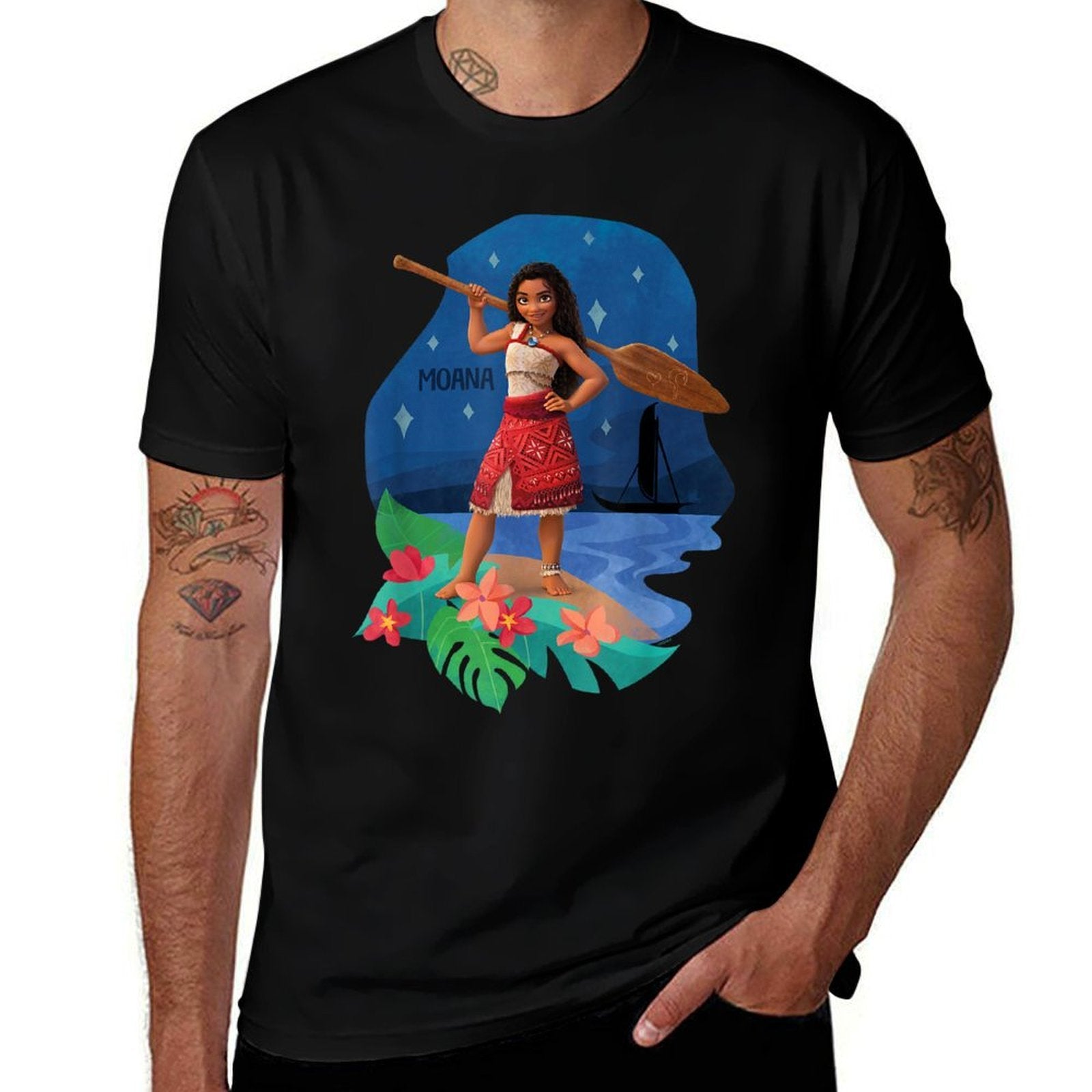 Disney Moana 2 “Moana” Big Sister Matching  Versatile T-Shirt