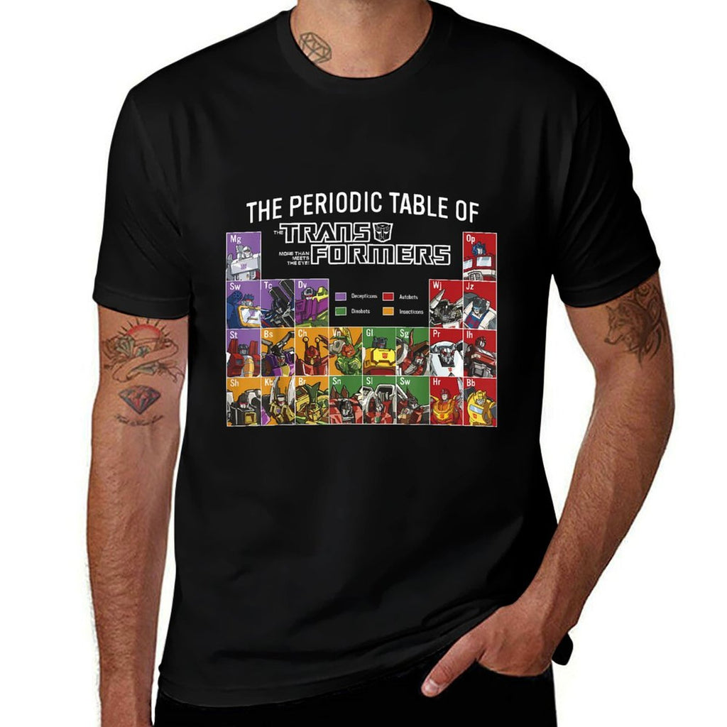 Transformers Retro Autobots Crew Neck - Classic Fit, Black  Vintage-inspired T-Shirt
