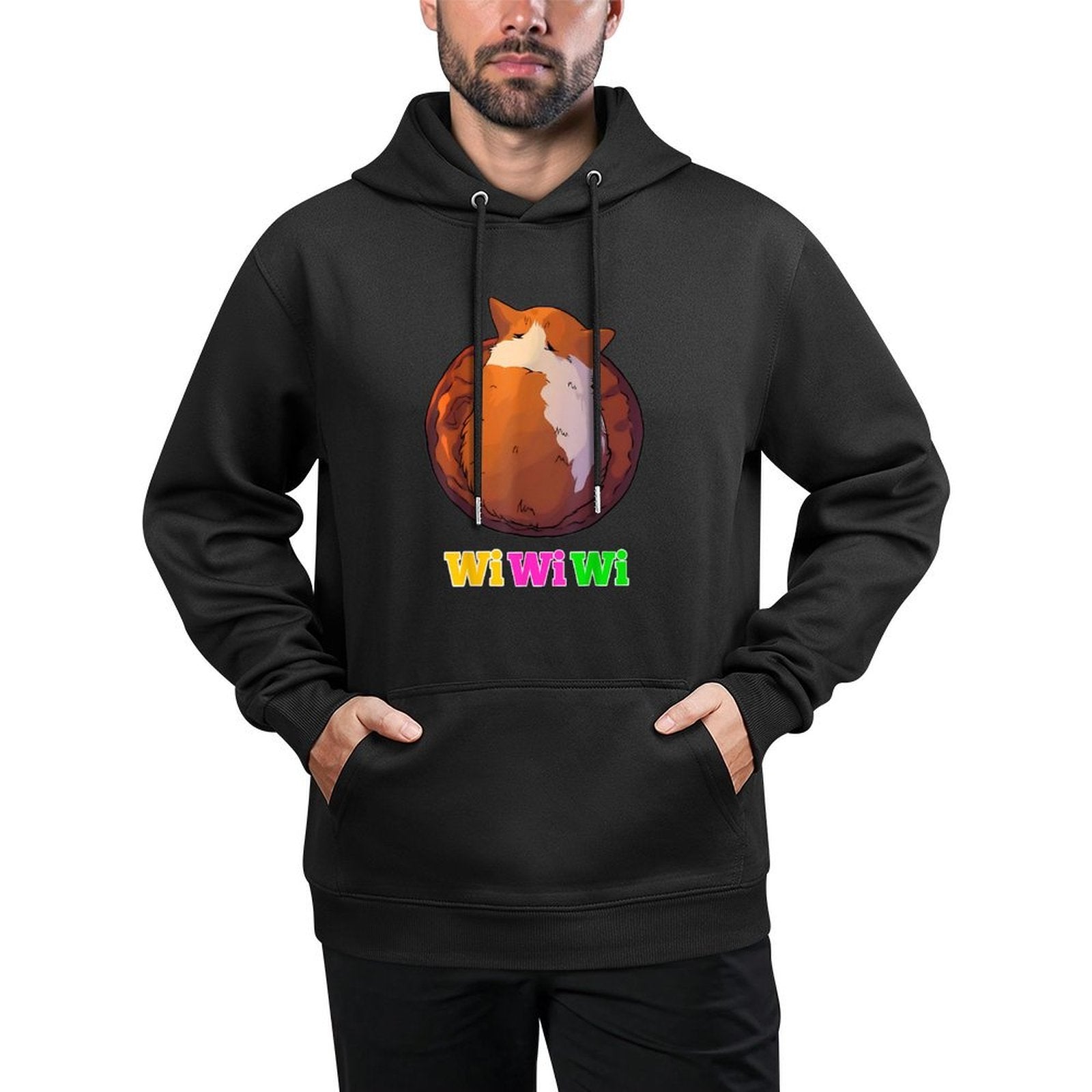 Wiwiwi Cat Funny Cute Cat Meme Cat Lovers Men Women Kids All-Day Comfort Hoodie