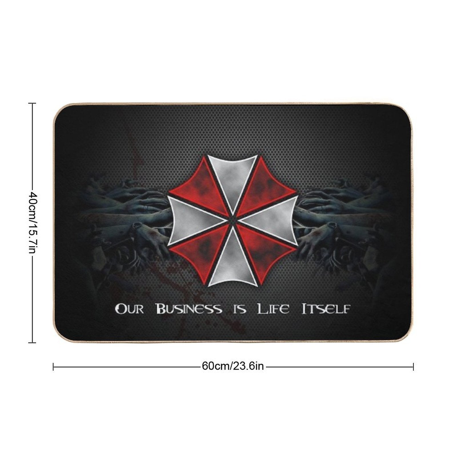 Resident Evil  Repositionable Bath Mat